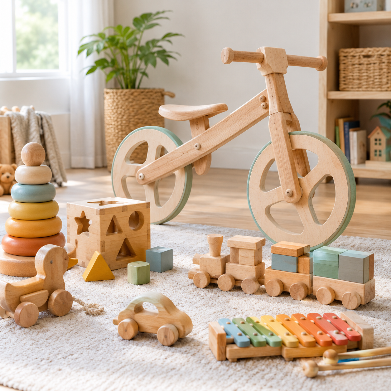 Wooden Balance Bikes & Handicrafts